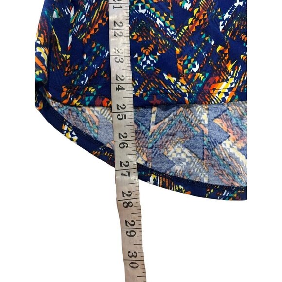 LuLaRoe Lynnae Women's Navy Blue Long Sleeve Top - Picture 7 of 7